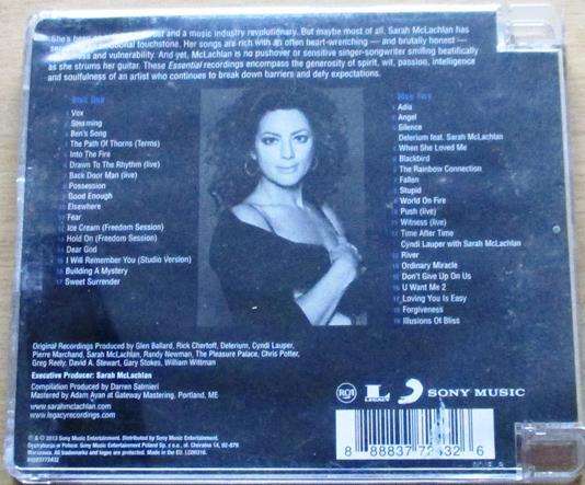 SARAH McLACHLAN The Essential 2xCD [Gx36]