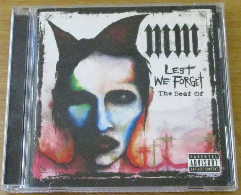 MARILYN MANSON Lest we Forget The Best of CD