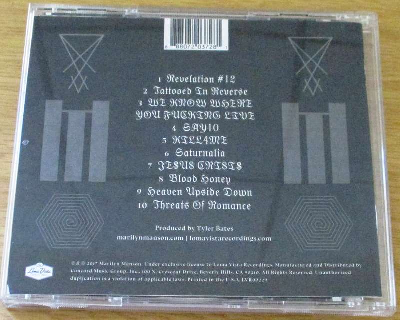 MARILYN MANSON Heaven Upside Down CD