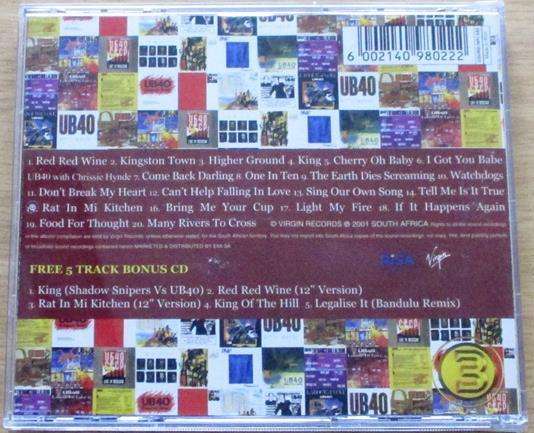 UB40 Very Best of 1980-2000 2xCD [Gx35]