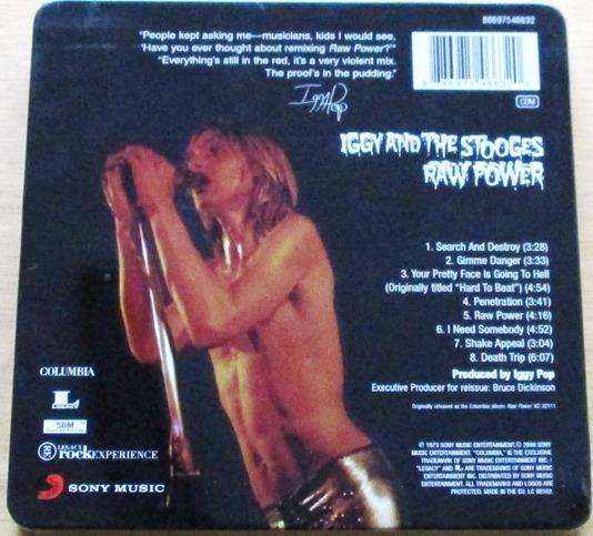 IGGY POP AND THE STOOGES Raw Power Tin Case CD [Gx35]