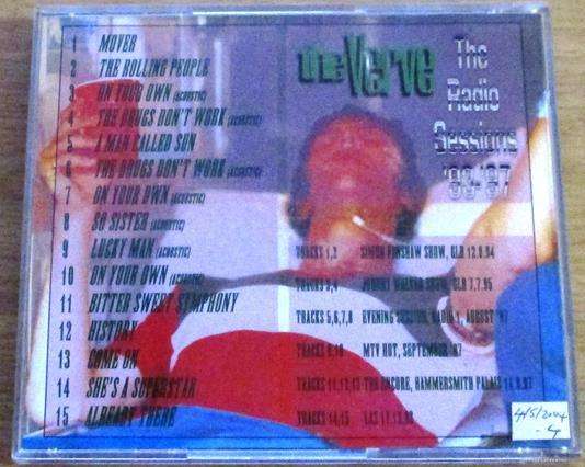 THE VERVE The Radio Sessions 93-97 CD [Gx35]