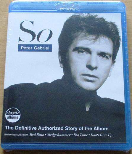 PETER GABRIEL So BLU RAY [Region A]