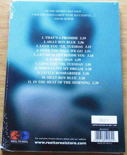 DAVID BOWIE In The Beginning CD [Numbered Limited Edition of 1000]