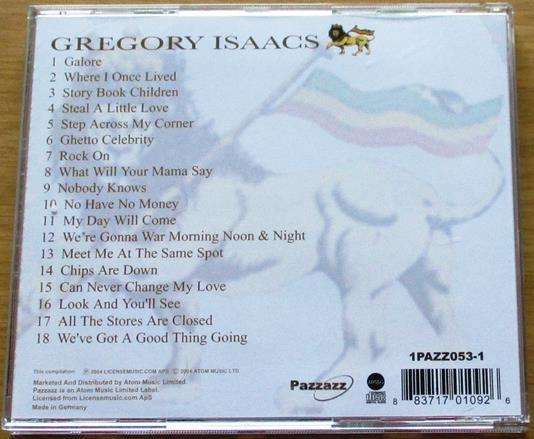 GREGORY ISAACS Steal A Little Love CD