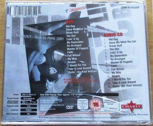 LIMP BIZKIT Rock im Park 2001 CD+DVD
