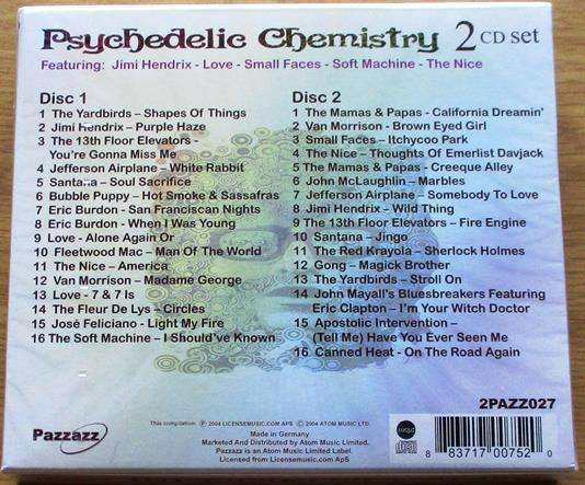 Various The Psychedelic Chemistry 2xCD