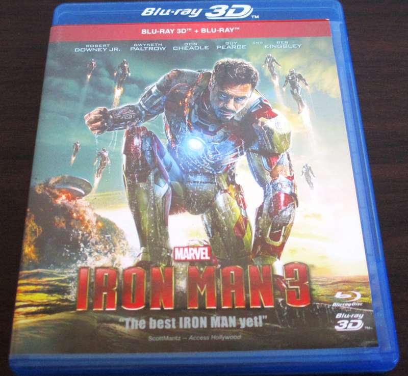 IRON MAN 3 BLU RAY + 3D BLU RAY [BLU RAY SHELF]