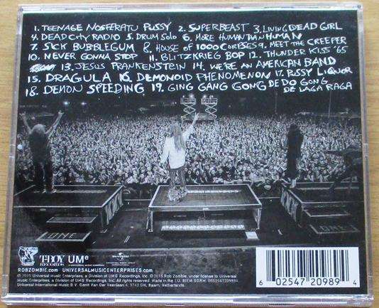 ROB ZOMBIE Spookshow International Live CD [Gx35]