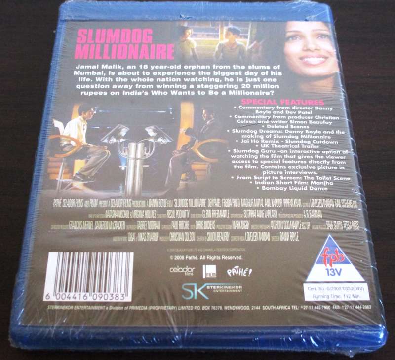 SLUMDOG MILLIONAIRE BLU RAY [BLU RAY SHELF]