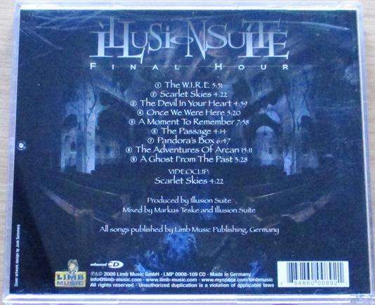 ILLUSIONSUITE Final Hour CD [Gx35]