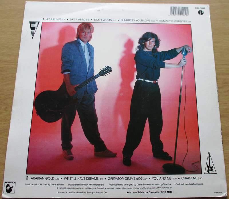 MODERN TALKING Romantic Warriors LP VINYL RECORD