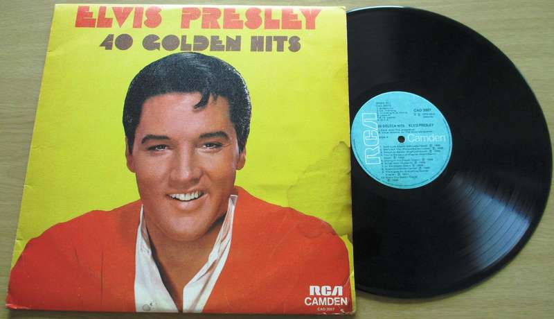 ELVIS PRESLEY 40 Golden Hits 2xLP VINYL RECORD