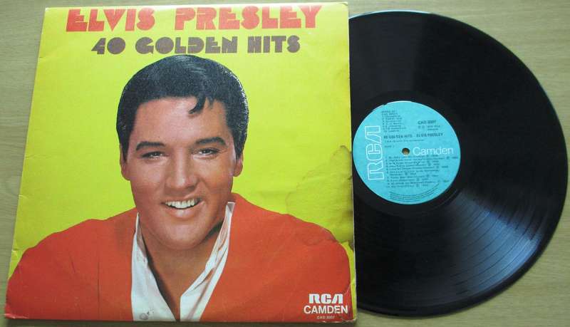 ELVIS PRESLEY 40 Golden Hits 2xLP VINYL RECORD