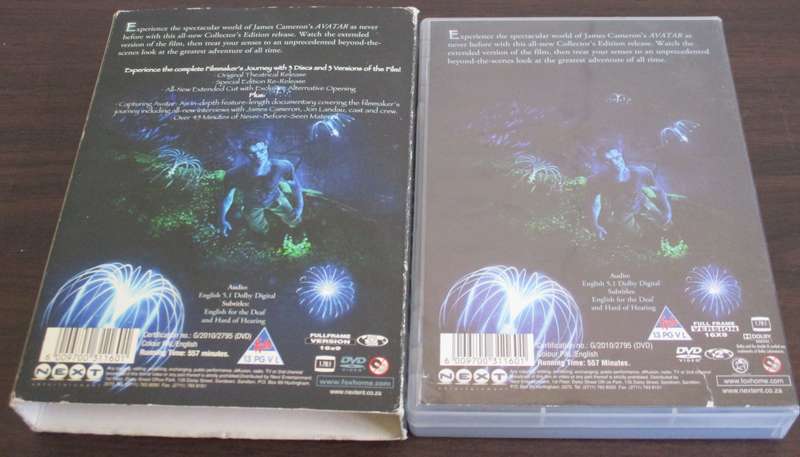 AVATAR Extended Collector's Edition 3xDVD BOXSET [BB4]