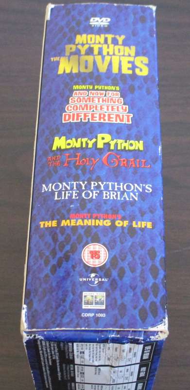 MONTY PYTHON'S THE MOVIES 4xDVD BOXSET [BB BOTTOM WHITE SHELF]