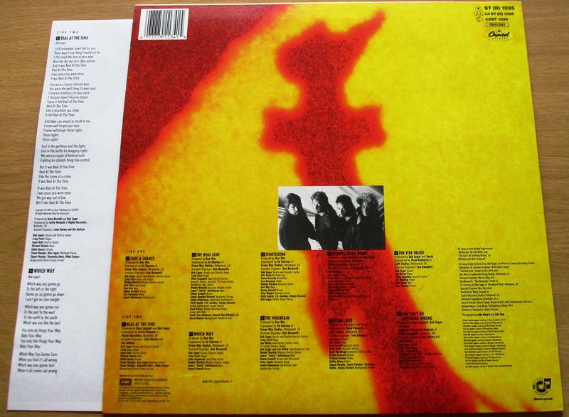 BOB SEGER & THE SILVER BULLET BAND The Fire Inside LP VINYL RECORD