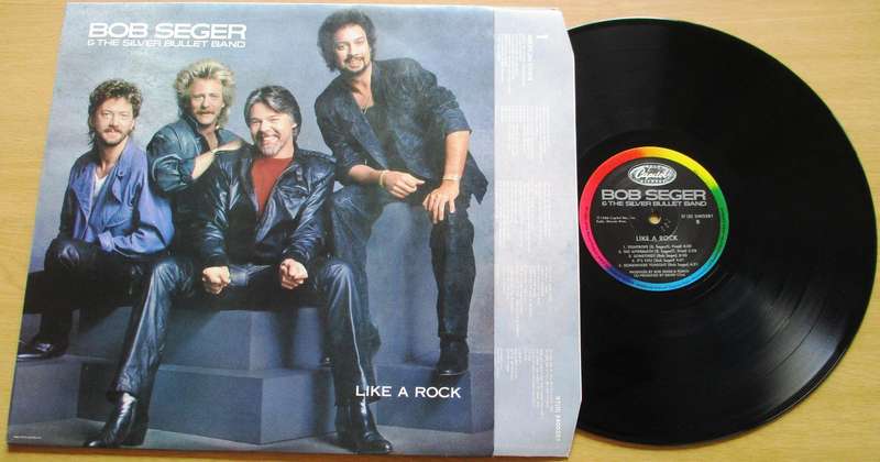 BOB SEGER & THE SILVER BULLET BAND Like a Rock LP VINYL RECORD