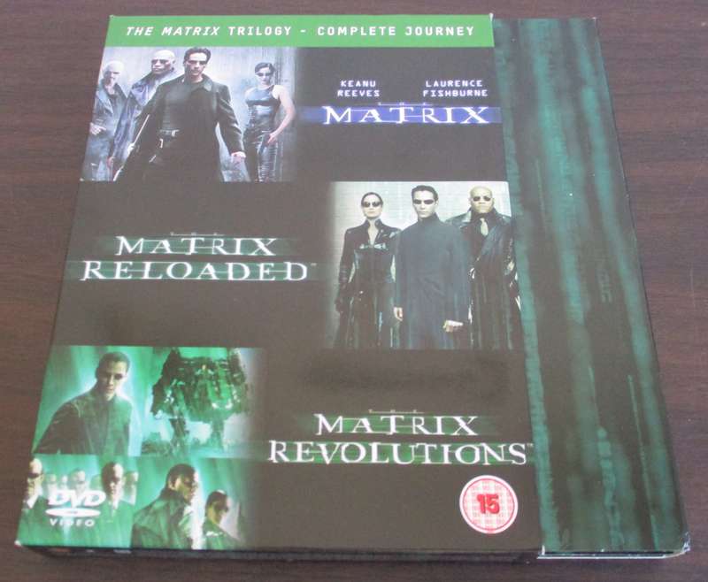 THE MATRIX TRILOGY 3xDVD BOXSET [BBx4]