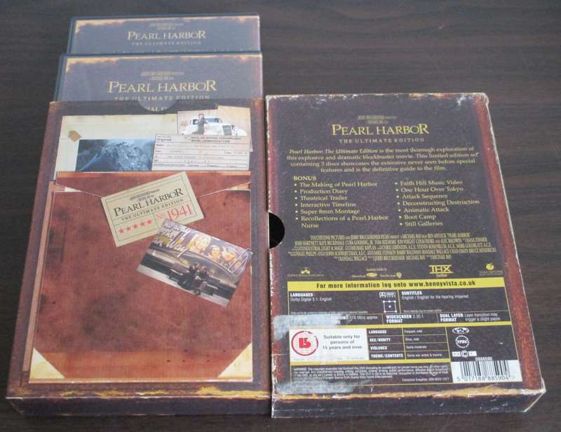 PEARL HARBOR  The Ultimate Edition 3xDVD BOXSET [BBx4]