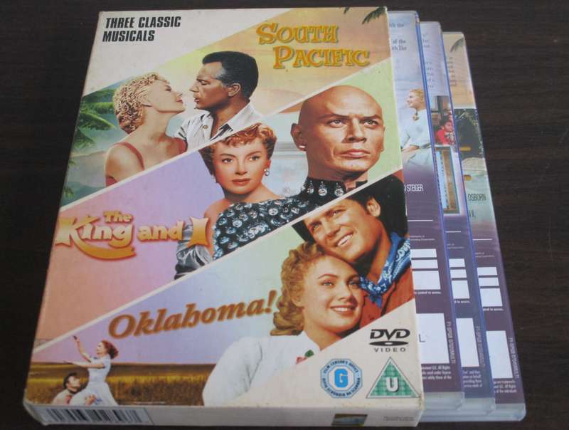 SOUTH PACIFIC + THE KING AND I + OKLAHOMA! DVD BOXSET [BBOX 4]