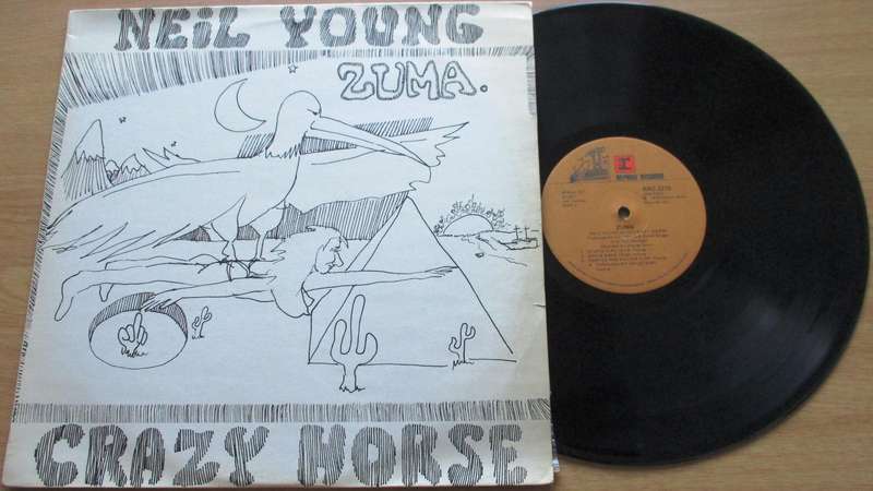NEIL YOUNG Zuma LP VINYL RECORD