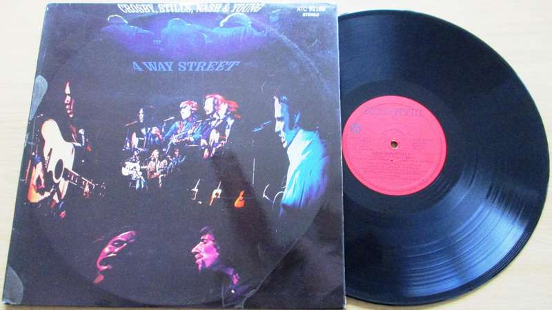 CROSBY STILLS NASH & YOUNG 4 Way Street 2xLP VINYL RECORD