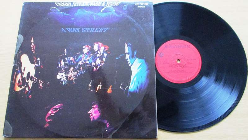 CROSBY STILLS NASH & YOUNG 4 Way Street 2xLP VINYL RECORD
