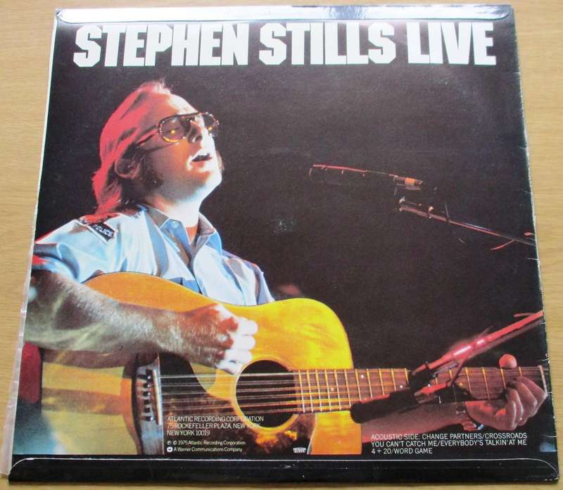 STEPEHN STILLS Live LP VINYL RECORD