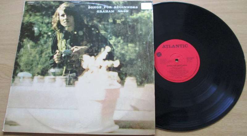 GRAHAM NASH Songs for Beginners LP VINYL RECORD