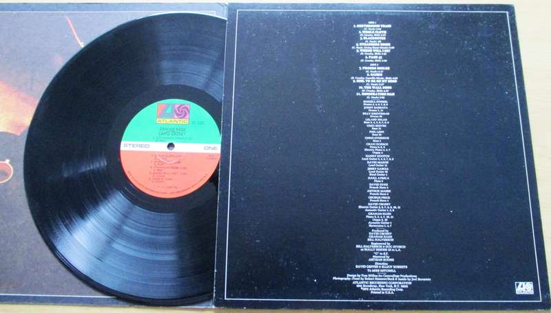 GRAHAM NASH DAVID CROSBY LP VINYL RECORD
