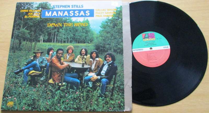 STEPHEN STILLS MANASSAS Down the Road LP VINYL RECORD