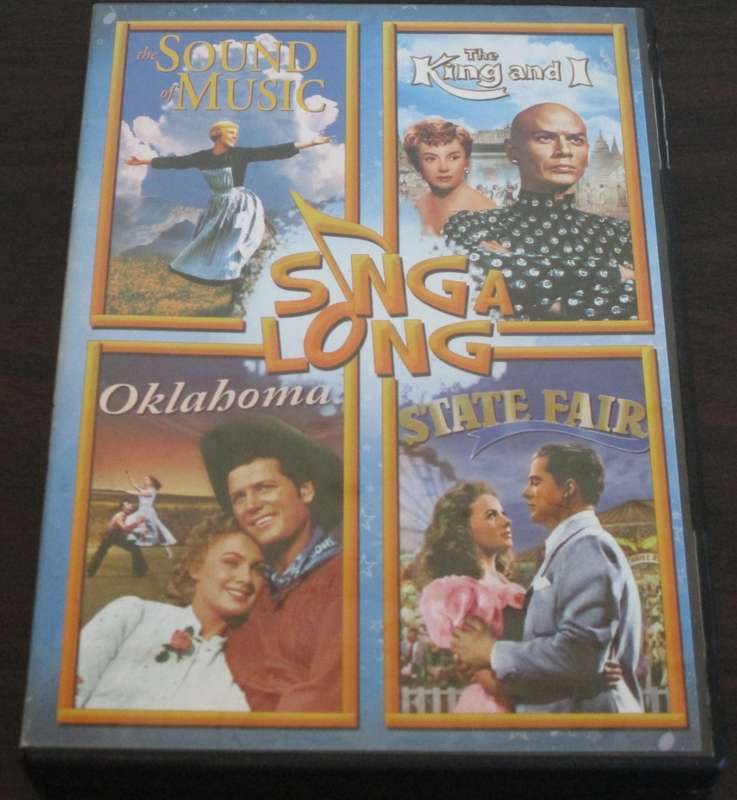 THE SOUND OF MUSIC + THE KING AND I + OKLAHOMA + STATE FAIR 4xDVD  [BBOX 5]