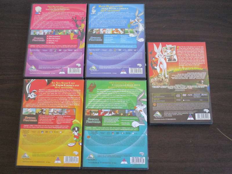 KIDS CARTOONS: Looney Tunes, All Stars 1-2, Best of Bugs Bunny, Best of Daffy and Porky DVD [BBOX 6]