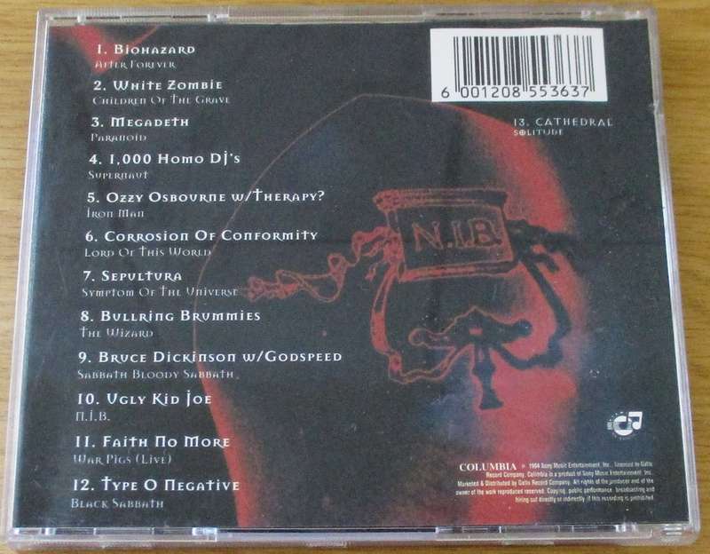 NATIVITY IN BLACK A Tribute to Black Sabbath CD