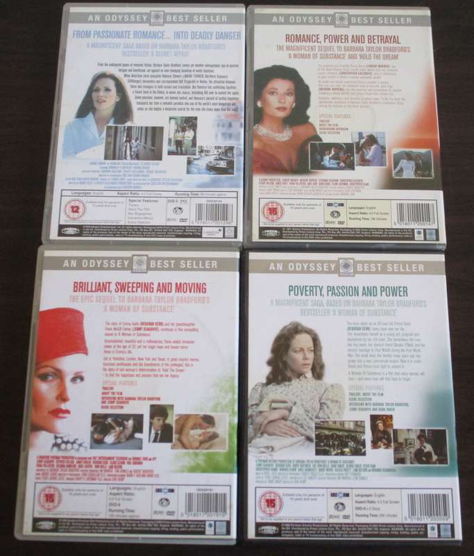 BARBARA TAYLOR BRADFORD 4 Films 4xDVD [BBOX 7]