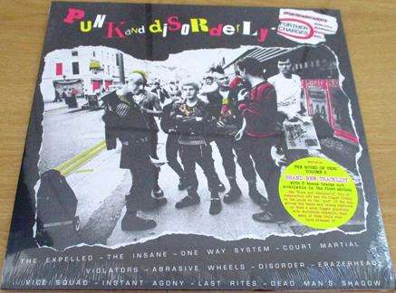 Various PUNK and DISORDERLY Further Charges LP VINYL RECORD