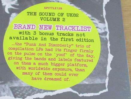 Various PUNK and DISORDERLY Further Charges LP VINYL RECORD