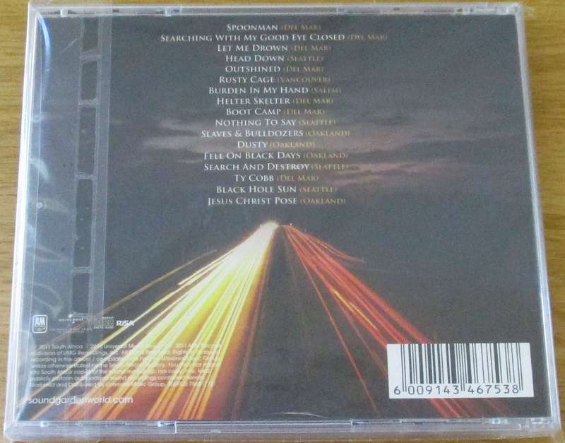 SOUNDGARDEN Live on 1-5 CD [Zx12]