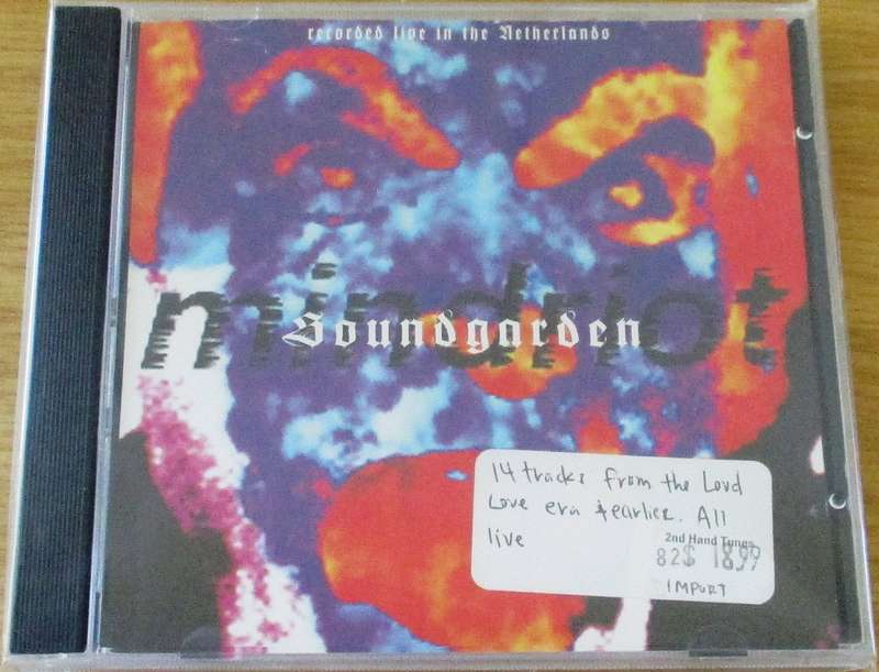 SOUNDGARDEN Live in the Netherlands CD [Zx12]