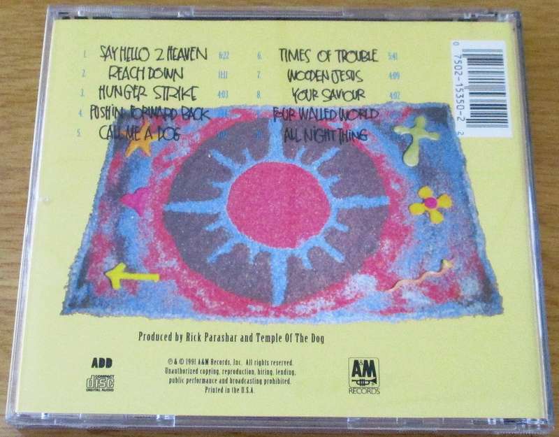 TEMPLE OF THE DOG Temple of the Dog CD [Zx3]