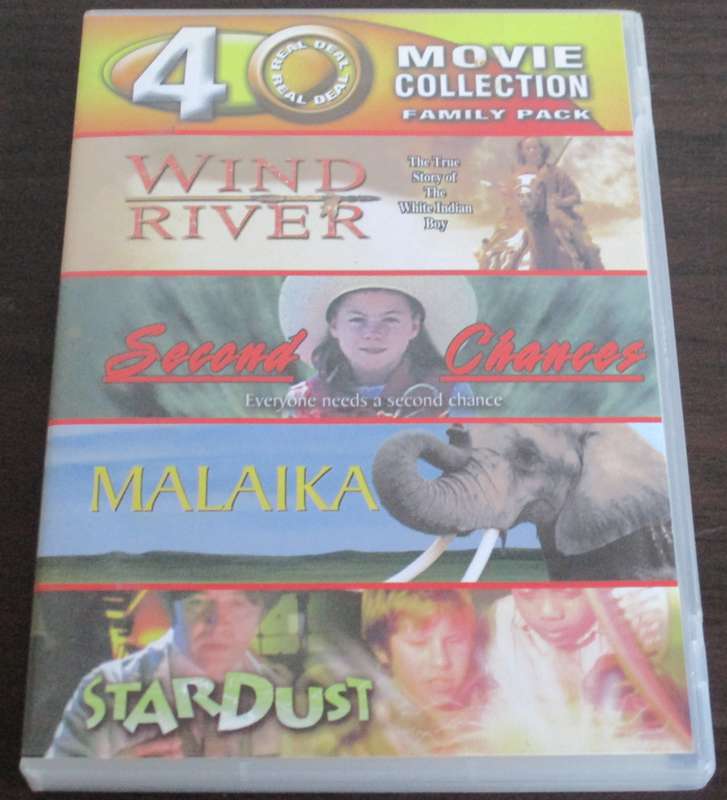 WIND RIVER + SECOND CHANCES + MALAIKA + STARDUST 4 Movie Collection 2xDVD [BBOX 7]