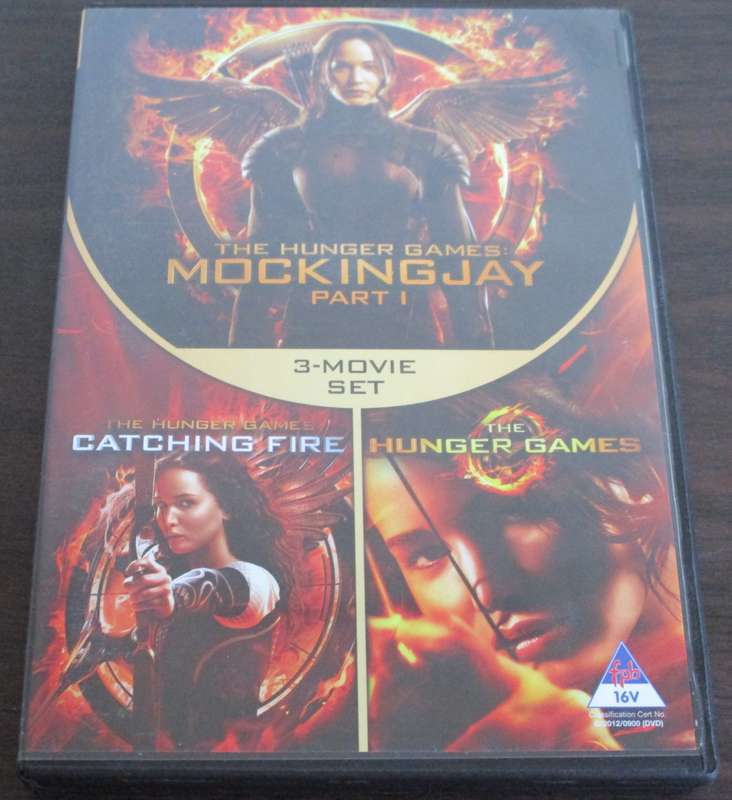 THE HUNGER GAMES + MOCKINGJAY Part 1 + CATCHING FIRE 3xDVD [BBOX 8]