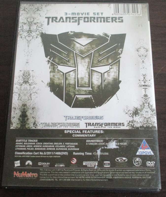 TRANSFORMERS 3 Movie Set 3xDVD [BBOX 8]