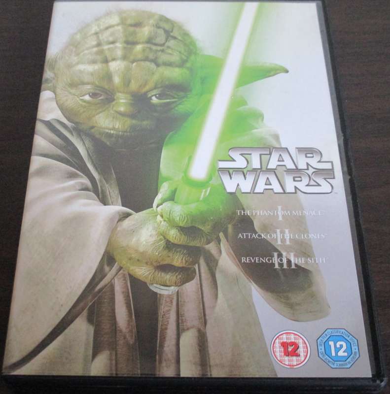 STAR WARS The Phantom Menace + Attack of the Clones + Revenge of the Sith 3xDVD [BBOX 8]