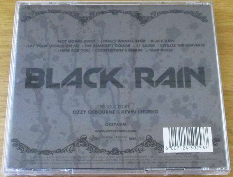OZZY OSBOURNE Black Rain CD [Zx2]