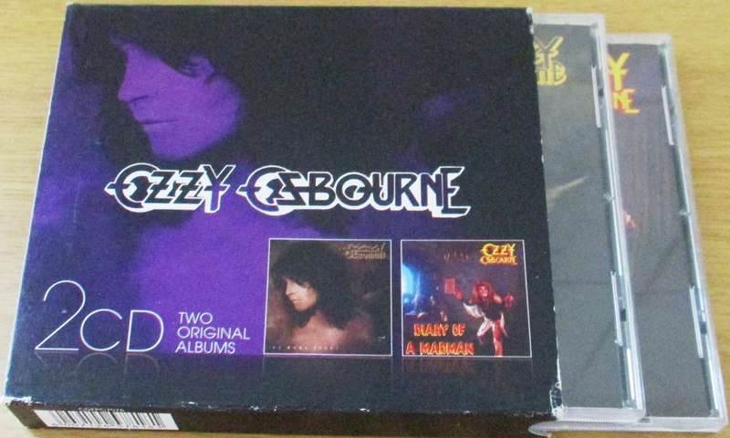 OZZY OSBOURNE No More Tears / Diary of a Madman 2 Original Albums 2xCD [Zx1]