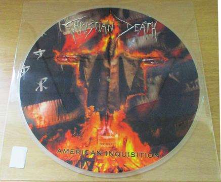 CHRISTIAN DEATH American Inquisition Ltd Edition PICTURE DISC VINYL Record