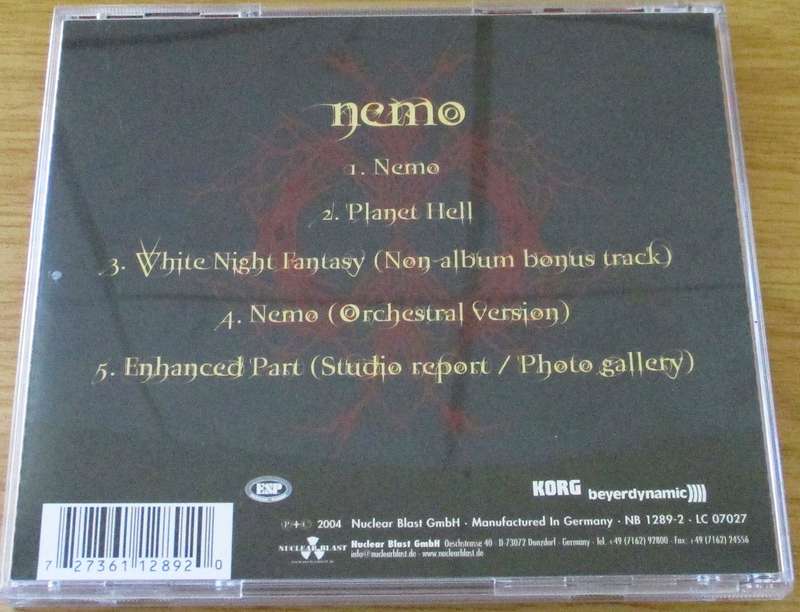 NIGHTWISH Once Promo CD [Zx3]