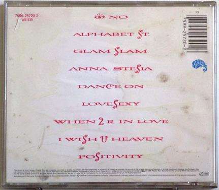 PRINCE Lovesexy CD